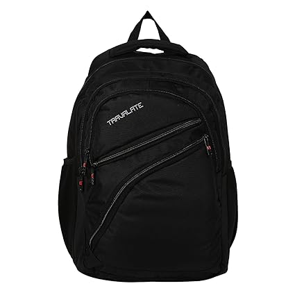 Travalate Polyester Fabric 50 L Water Resistant Black Casual Backpack Multiuse Bag