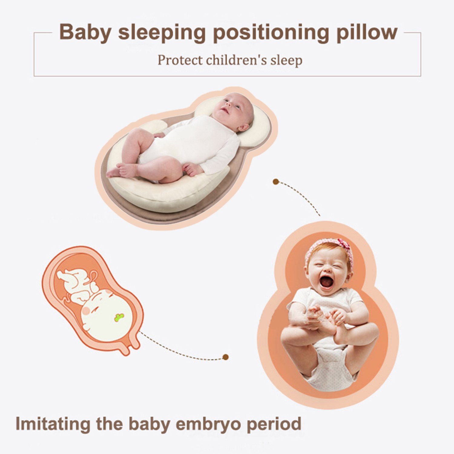 baby sleeping cushion support