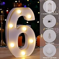 LED Marquee Sign Light Up Letters, 26 Alphabet
