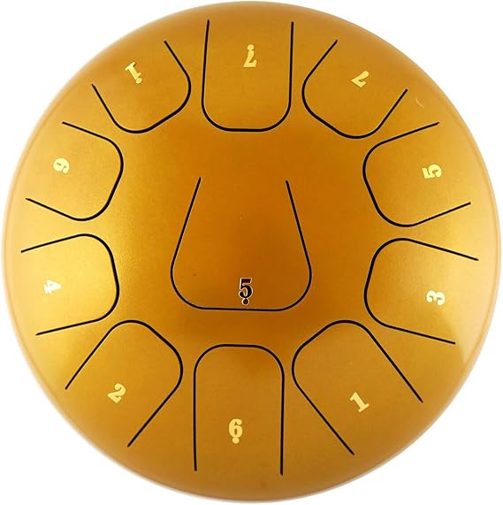 Steel Tongue Drum 11 Notes 12 Inches 13 Notes 12 Inches, The Second