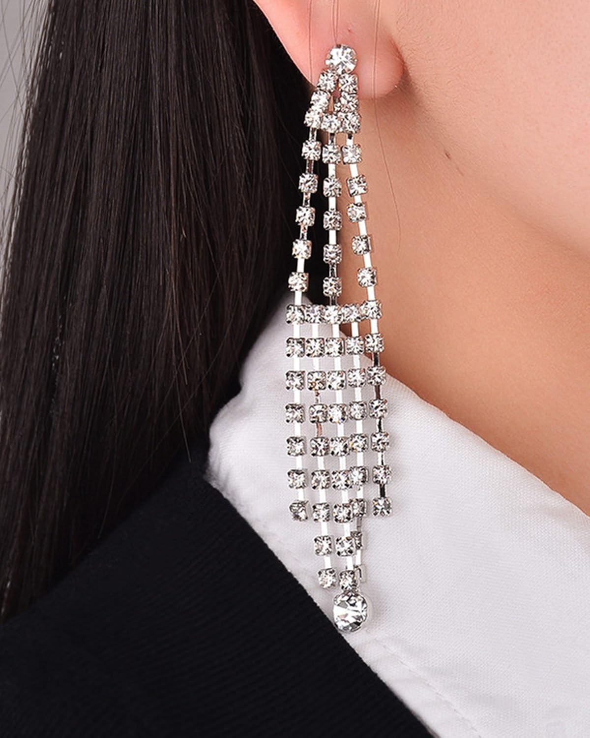 Young /& Forever Girls Valentine Gifts Special Verona Collection Silver Plated Dangle Earring