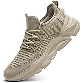 Men's Slip on Walking Shoes Tennis Running Sneakers Lightweight Breathable Casual Soft Sole Comfort Work Gym Trainers