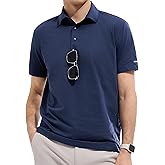 Separatec Men's Polo Shirts Short Sleeve - Cotton-Like Quick-Dry Moisture Wicking Fabric for Golf, Casual, Business, Travel