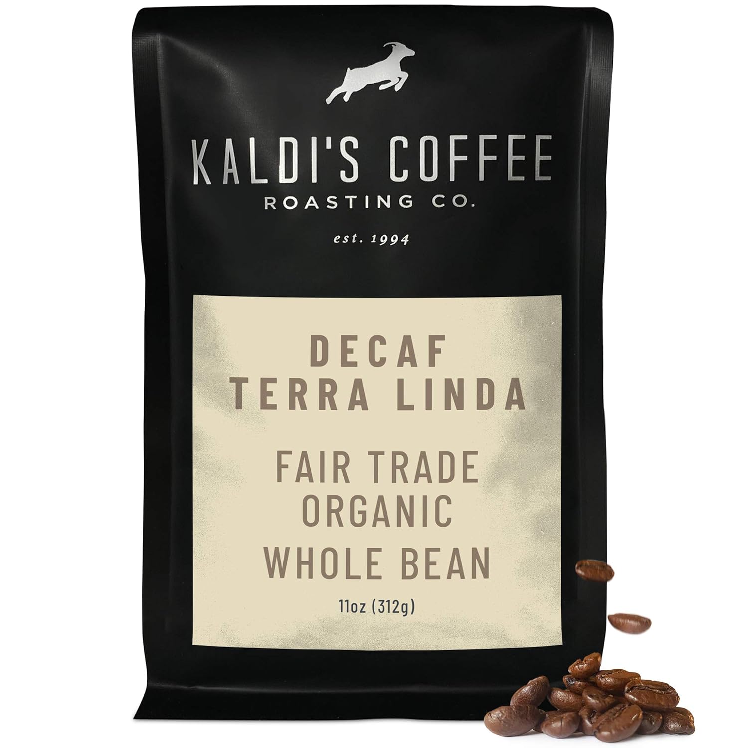 Decaf Terra Linda Fair Trade Organic by Kaldi's Coffee Roasting Co., Award Winning Single Origin Decaf Coffee (1-Pack Whole Bean)