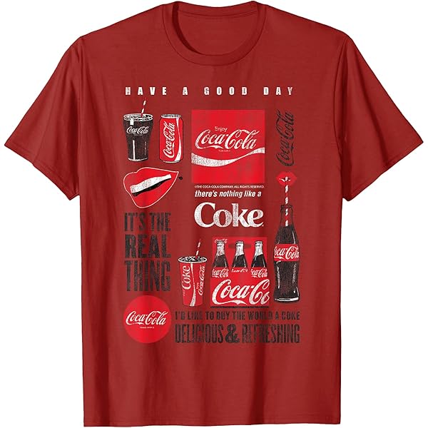 Amazon.com: Coca-Cola - Have A Coke And A Smile T-Shirt : Clothing