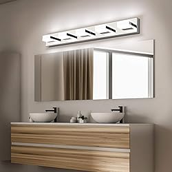 SOLFART LED Dimmable Modern Closs Chrome Bathroom
