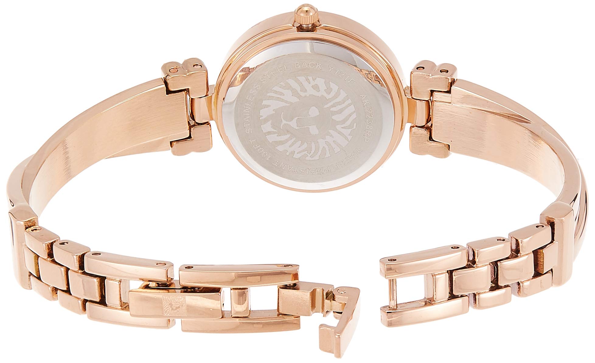 アンクライン レディース 腕時計 アクセサリー Women's Quartz Rose Gold-Tone Alloy Bracelet Watch 29mm : Anne Klein アン・クライン レディース 腕時計 バングル