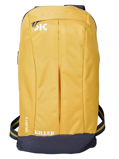 Killer Galaxy Yellow Small Outdoor Mini Backpack 11L Daypack