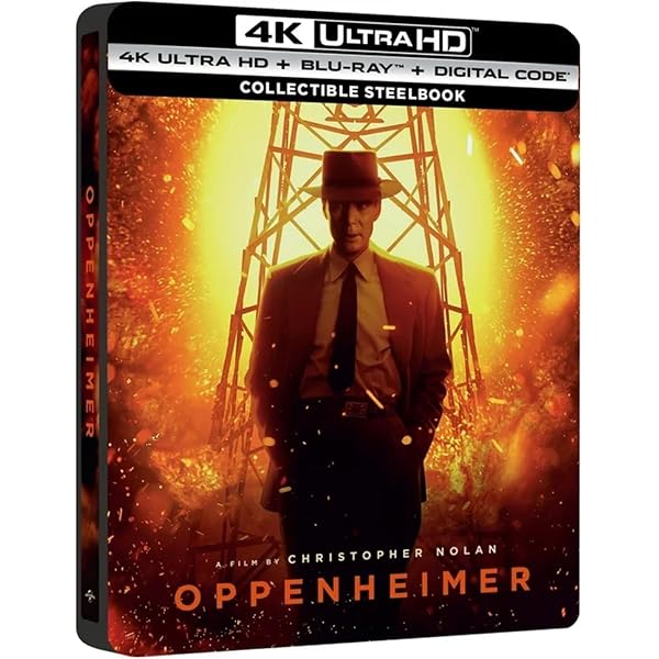 Oppenheimer - Collectible Steelbook 4K Ultra HD + Blu-ray +