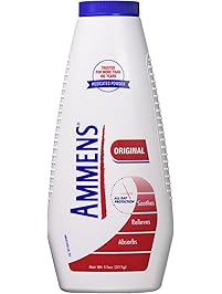 Ammen's Original Medicated Body Powder, 11 oz, Pack of 6