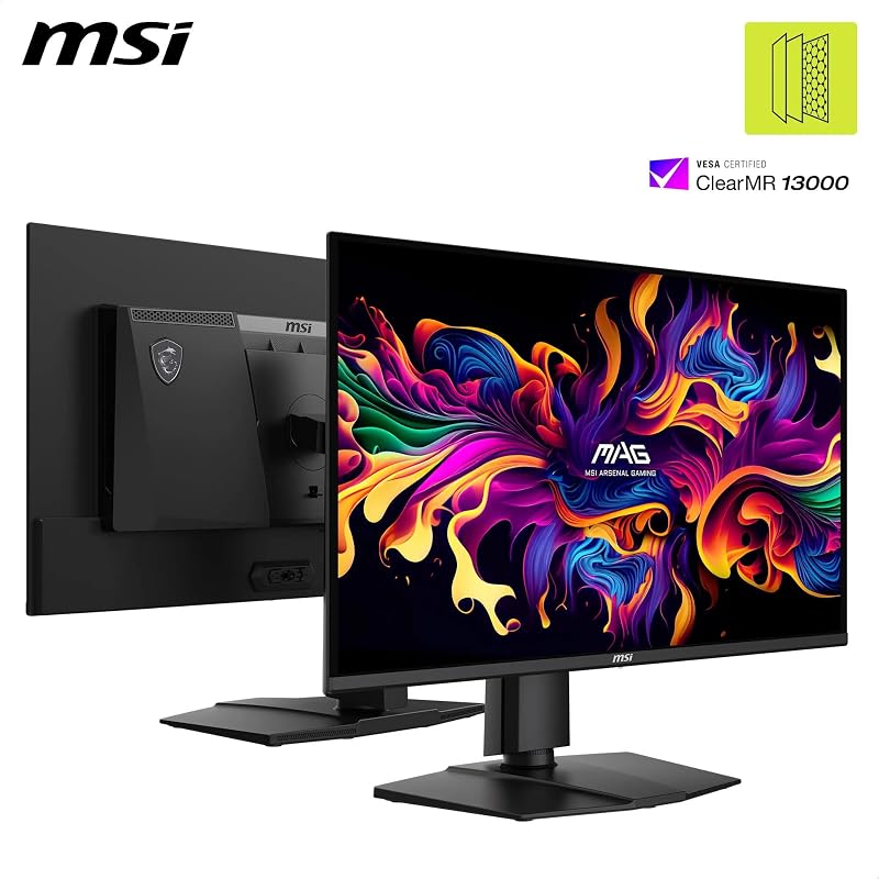 mag 274QPA QD-OLED X24 de 27" - Monitor Gaming, WQHD, Panel QD-OLED de 2560 x 1440, 240 Hz, 0,03 ms, Compatible con G-Sync, AMD FreeSync Premium, HDMI 2.1, DP 1.4a, Altura Ajustable, ngreo