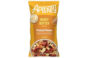 Amazon Brand, Aplenty Honey Butter Flavored Pretzel Pieces, 12 Oz