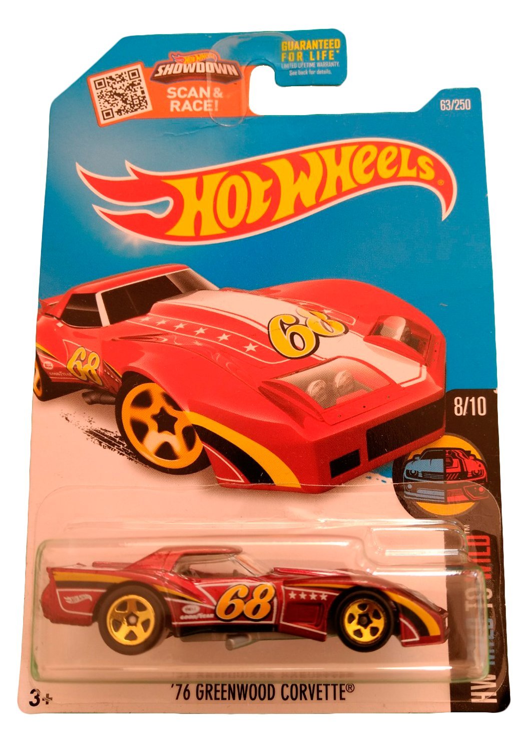 Hot Wheels '76 Greenwood Corvette - Serie HW Mild to Wild 8/10