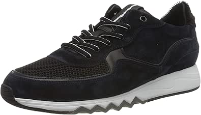 Van Bommel/Floris Veter runner ribbelzool Blauw multi | Contessa  Modeschoenen