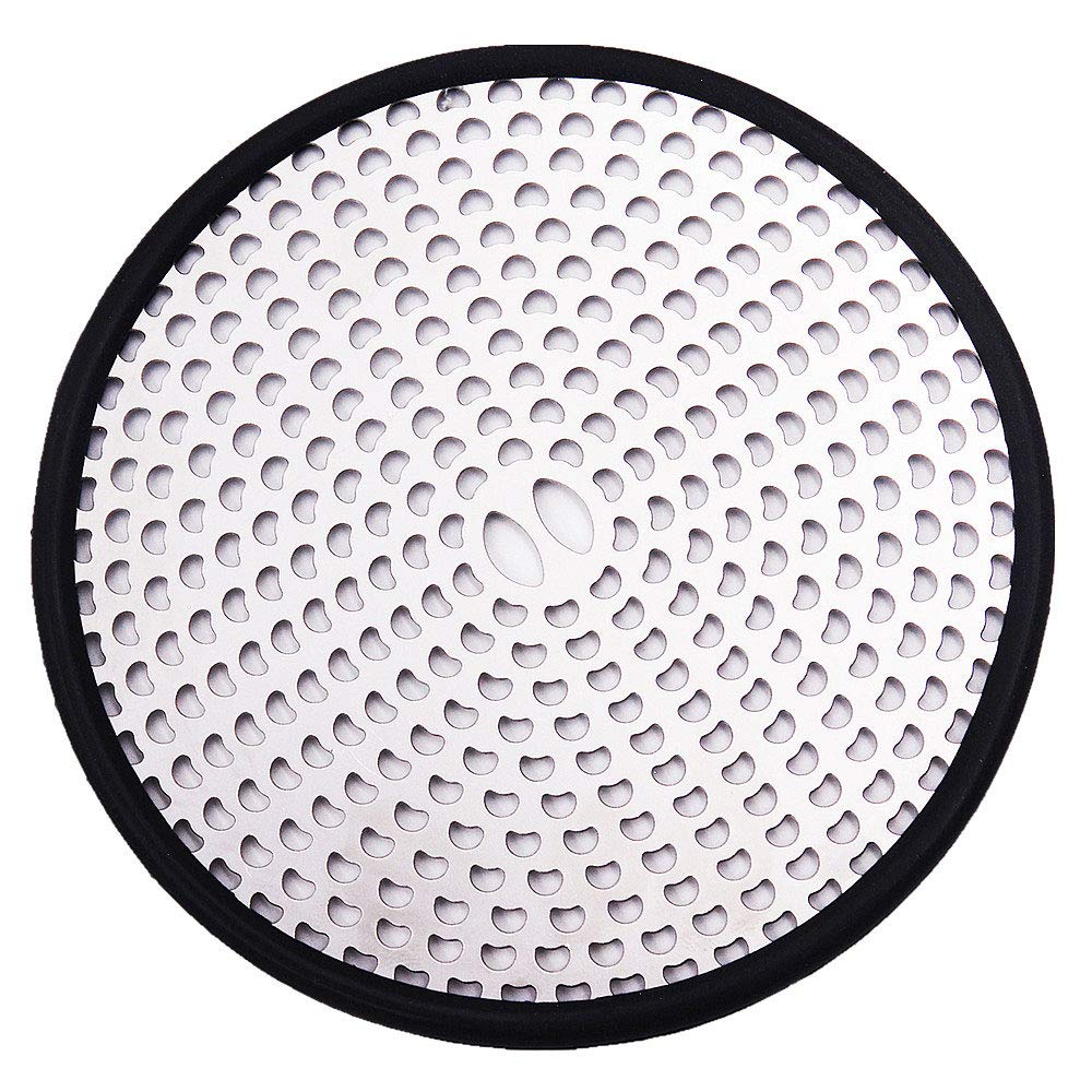 TRIXES Black Sink Water Strainer – Shower Tray/Bath Drain Cover – Stainless Steel Hair Filter Trap – Prevents Blockages - Bathroom & Kitchen Plug Protector Covers – Round Hair & Food Waste Catcher