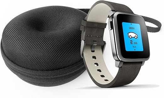 pebble time steel amazon