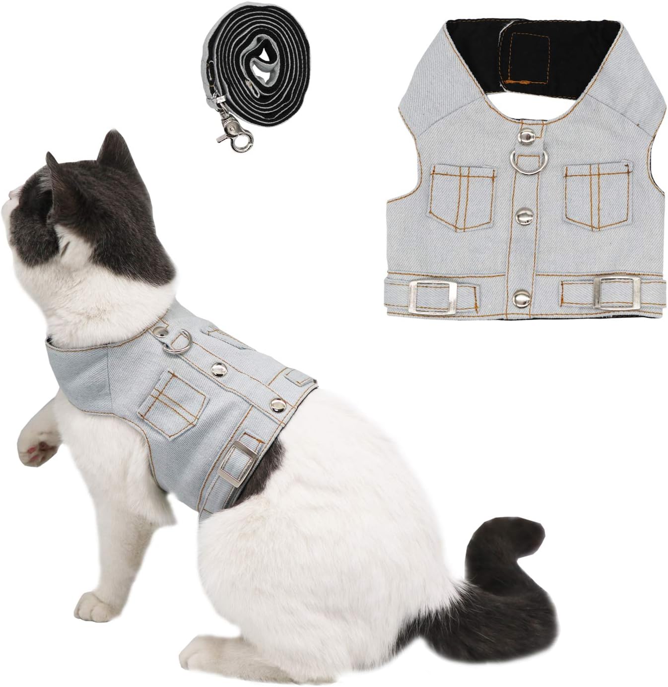 cat jean jacket