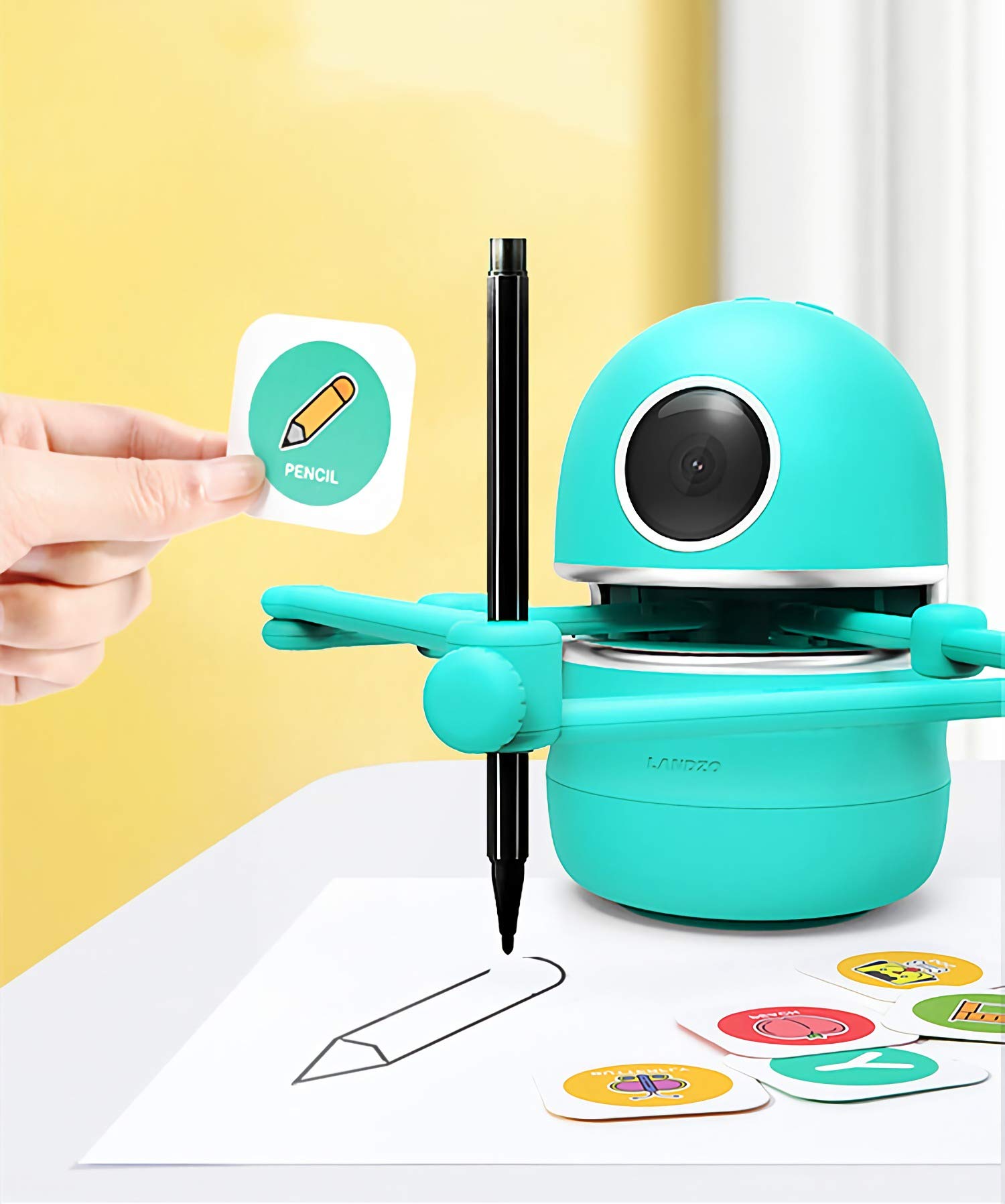 DIKIMO Drawing Educational Toys AI Painting Robot Witch Can Teach Children to Draw Step by Step and 