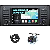 Eonon Head Unit 4+64GB Car Stereo for BMW 5 Series E39 1995-2002 | E39X7A CarPlay 7" Touchscreen Car Radio with Bluetooth AM/FM SWC compatible GPS navigation hands-free