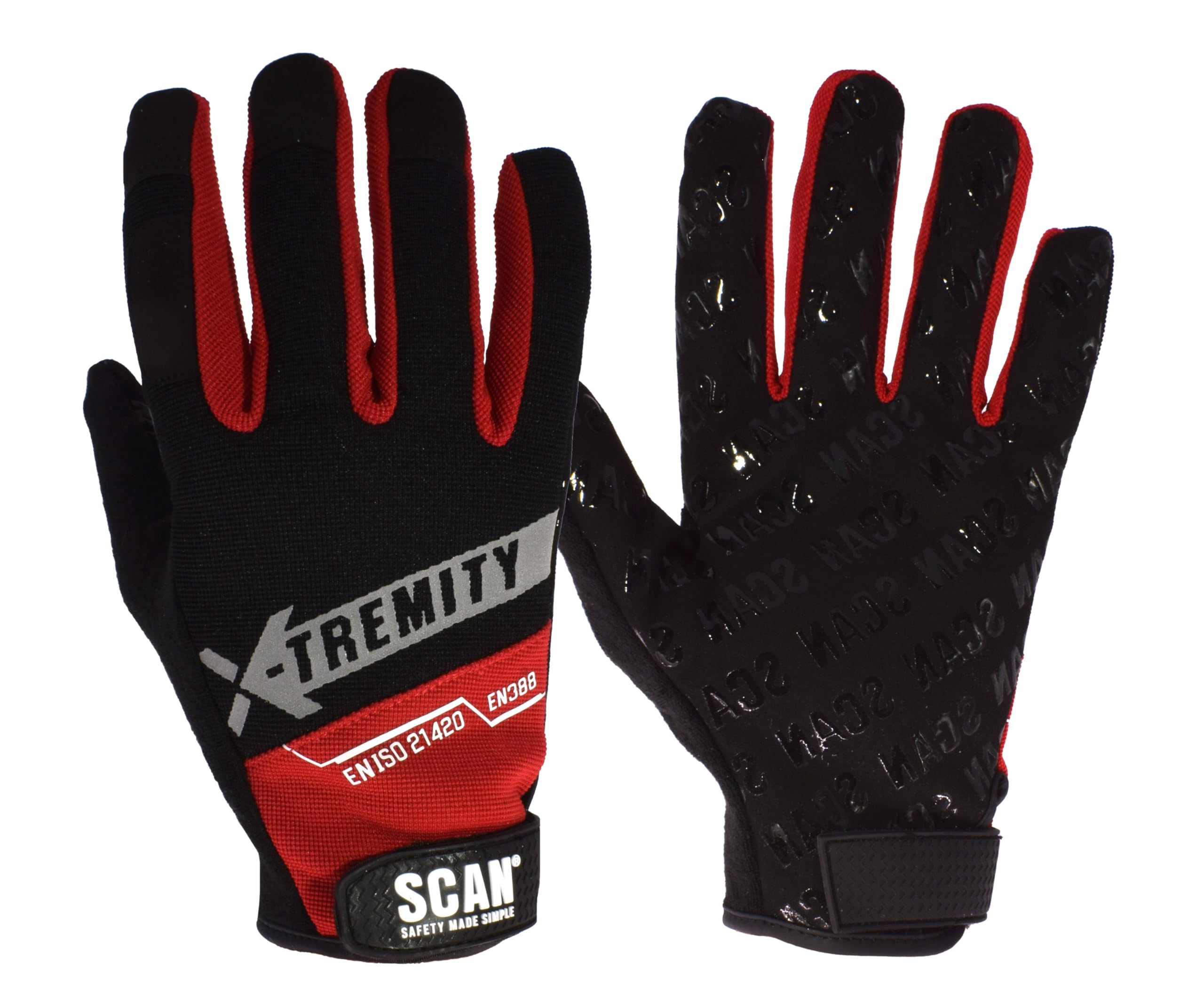 Scan SCAGLOTOUCHX Work Gloves with Touch Screen Function XL