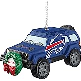 FOCO Buffalo Bills SUV Vehicle with Wreath Holiday Ornament
