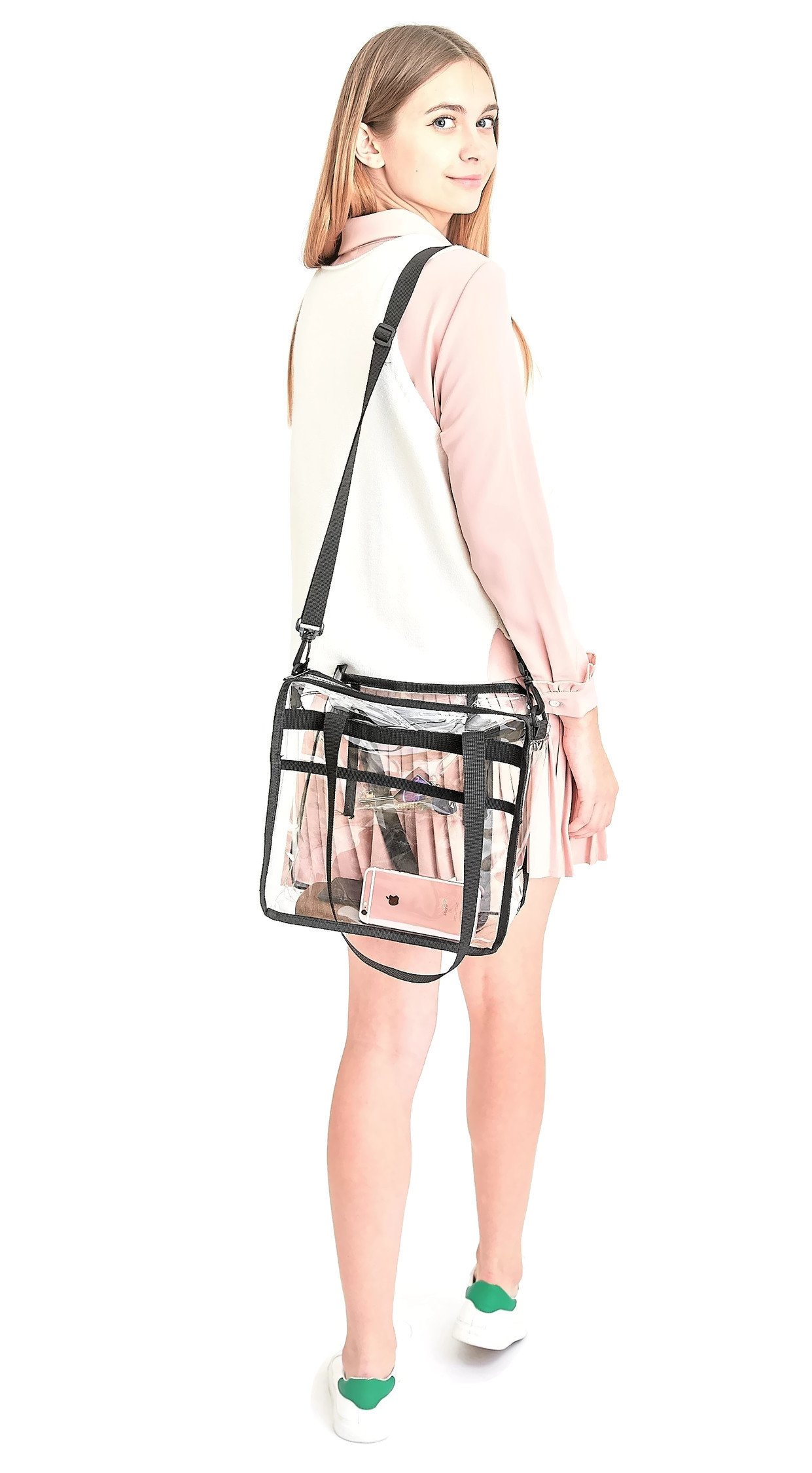 clear 12 x 12 tote bag