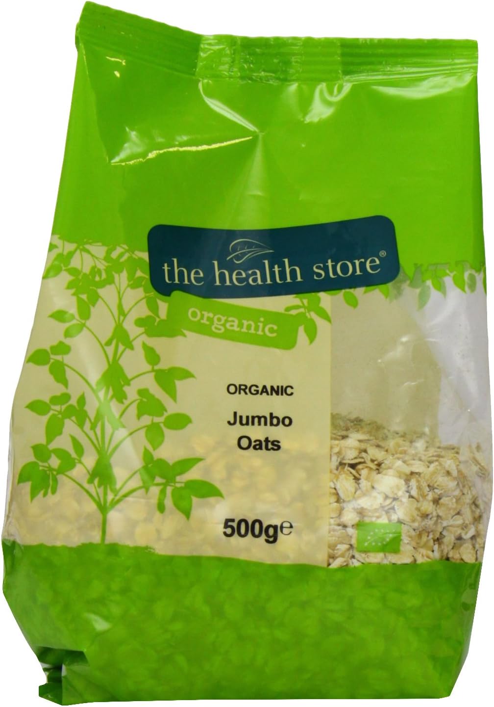 Health Store Organic Jumbo Oats 500 g (Pack of 6)