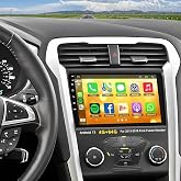 4+64G Car Stereo Android 13 for Ford 2013-2019 Fusion Mondeo, 9 Inch IPS Touch Screen Car Radio with Wireless Carplay/Android Auto,GPS, WiFi, Bluetooth,FM, Support DVR/DSP