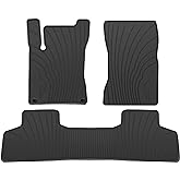 Lwope Car Floor Mats Custom Fit for Mercedez Benz GLB 250 200 35 AMG 2020-2025 Black Rubber All Weather Protection Auto Floor Liners Heavy Duty Odorless