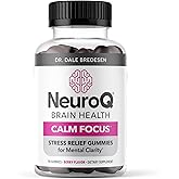 LifeSeasons NeuroQ Calm Focus Gummies - Stress Relief Supplement - Supports Mental Function & Relaxation - Sensoril Ashwagandha, Magnesium, GABA, L-Theanine, Andean Cocoa & Kava Kava - 90 Gummies