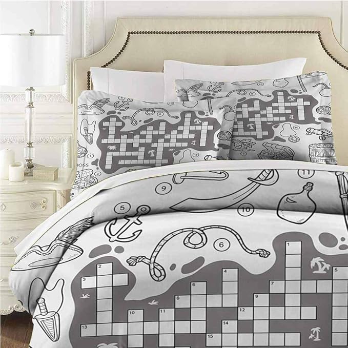 Word Search Puzzle Comforter Bedding Set Printed Comforter