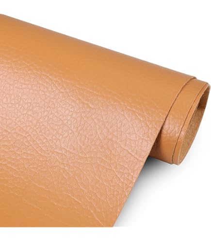 Tela De Piel Sintética De Color Sólido De NAKAN Con Textura De Litchi