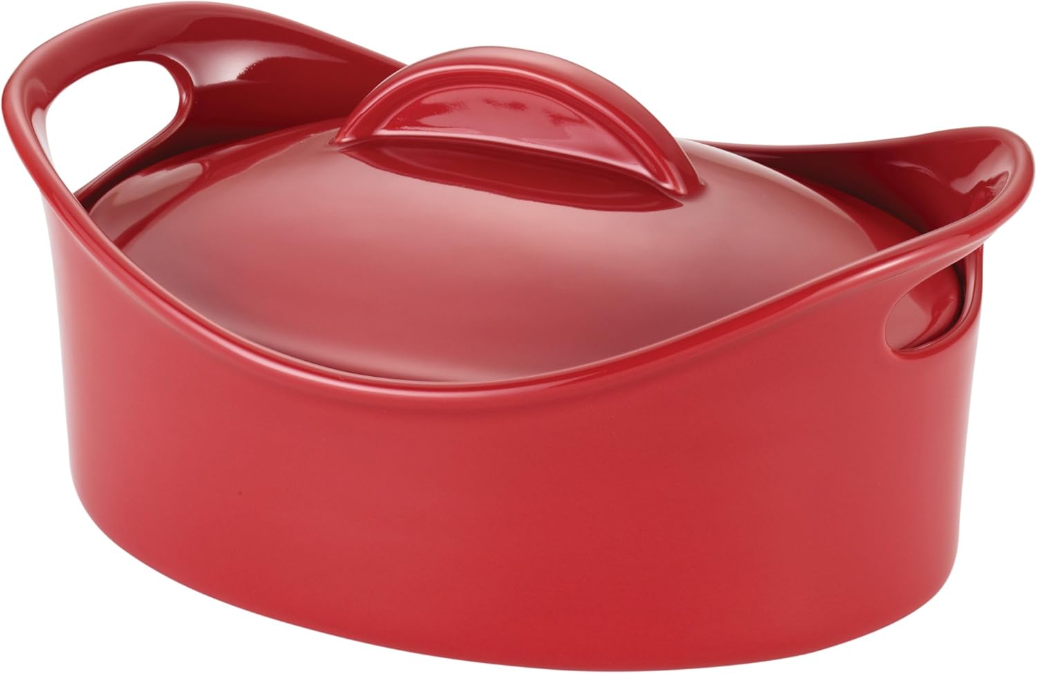 Rachael Ray 2.5qt. Oval Casserole, Red Baking Dishes