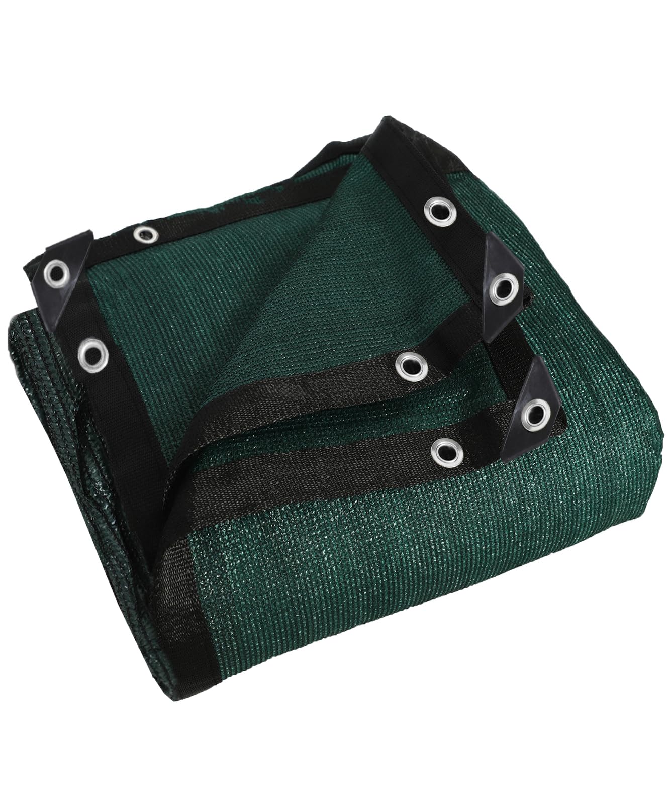 Photo 1 of 90% Green 6 ft X 10 ft Heavy Duty Shade Mesh Tarp Shade Cloth Taped Edge with Grommets for Outdoor Plant Cover Patio Tomatoes Barn Kennel Greenhouse