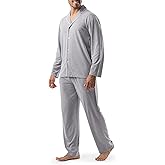 IZOD mens Sueded Jersey Knit Pajama Set