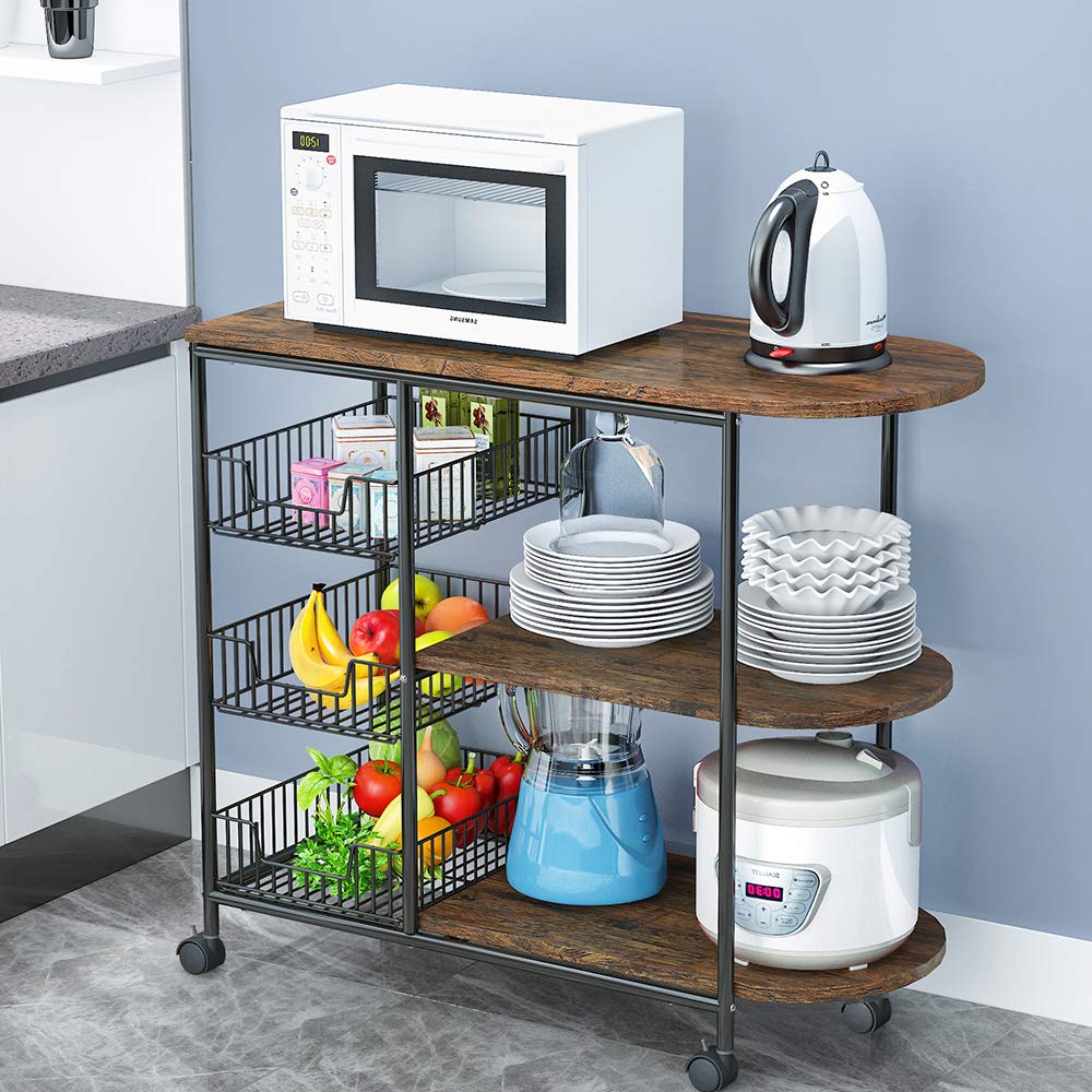 Best Microwave Kitchen Island Cart
