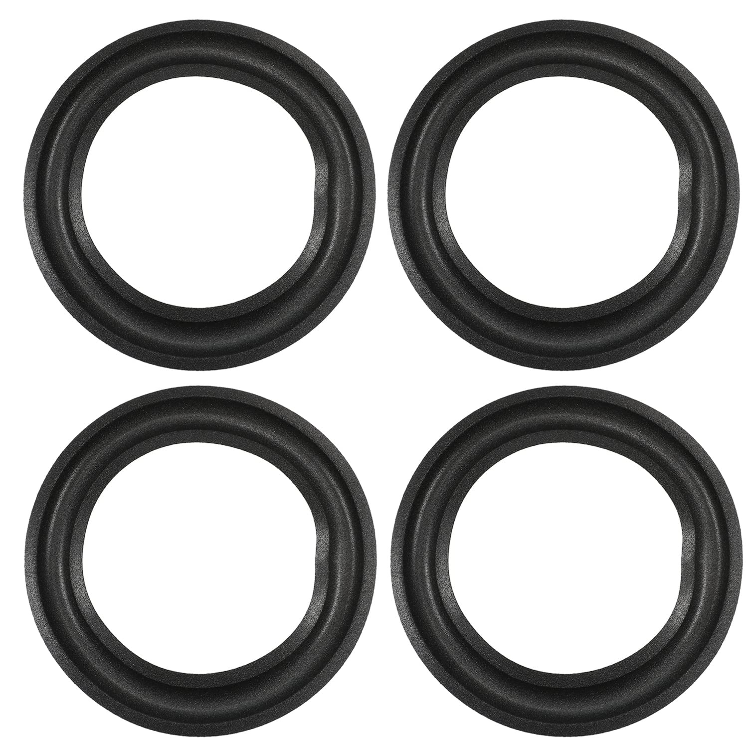Fielect 4Pcs 5.1inch/130mm Foam Speaker Edge