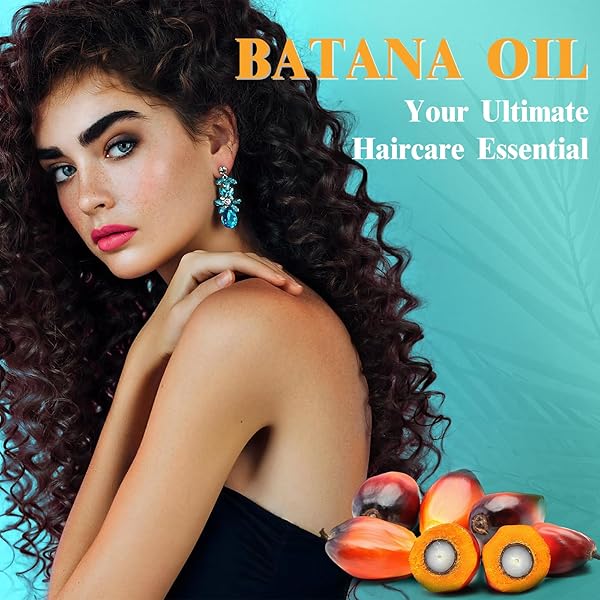 QLASIC 100% RAW BATANA OIL FOR HAIR GROWTH，RAW BATANA OIL FOR HAIR GROWTH AND REPAIR -100% PURE, UNREFINED FROM HONDURAN RAINFORESTS PREVENT HAIR LOSS AND ENHANCES HAIR THICKNESS IN MEN & WOMEN