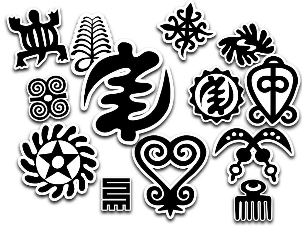 Adinkra Symbol Vinyl Afrocentric Stickers