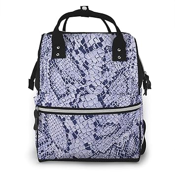 snakeskin diaper bag