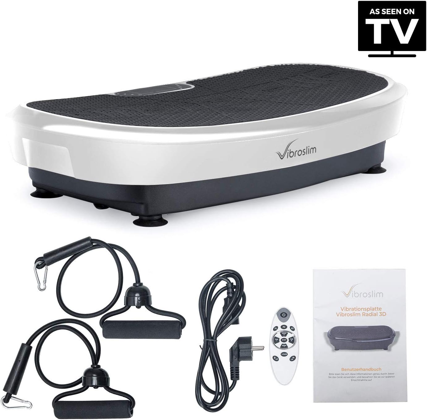 Plataforma Vibratoria Antes Y Despues VibroSlim Plataforma vibratoria Fitness – 3 Movimientos (Oscilante