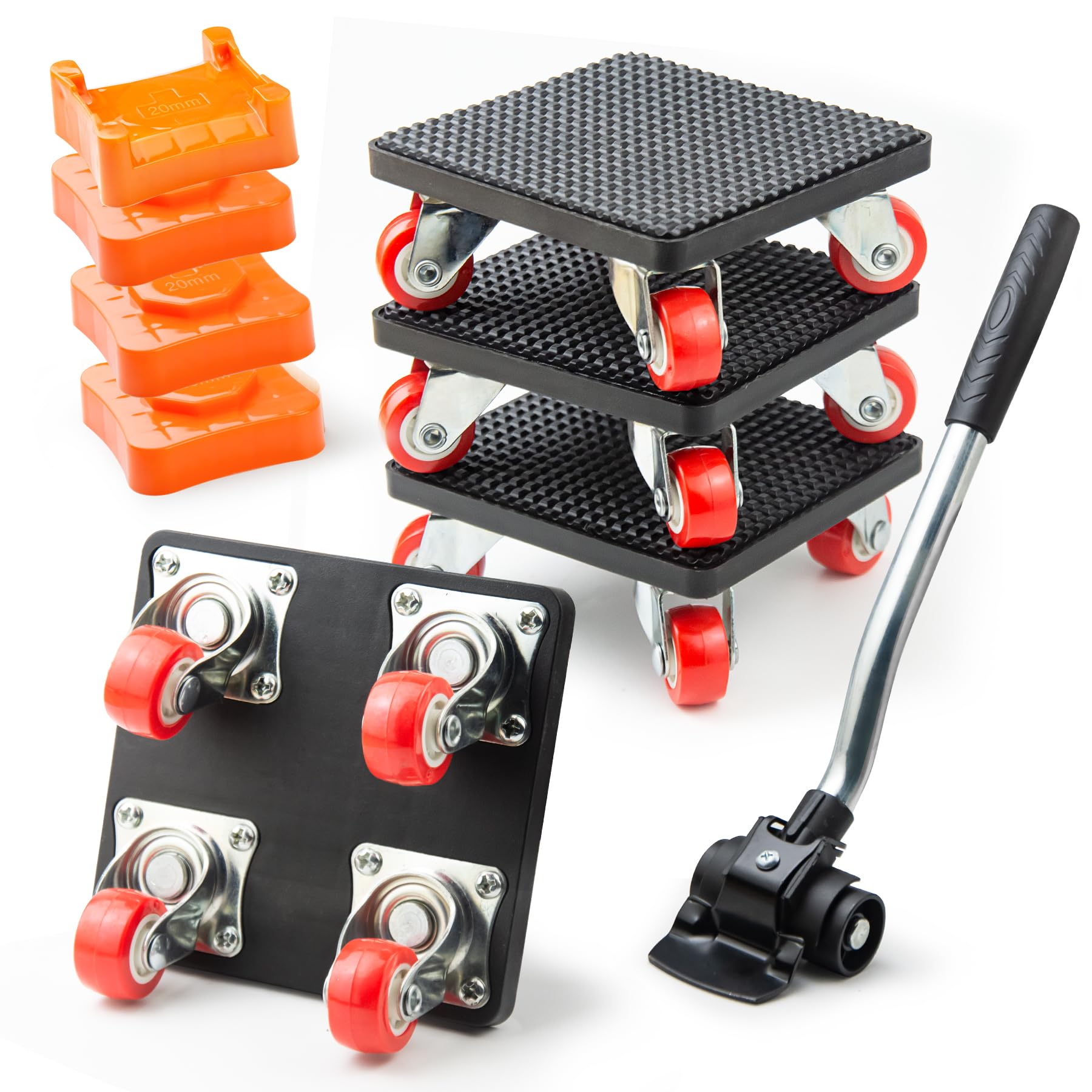 Furniture Transport Wheels Set 360° Rotation