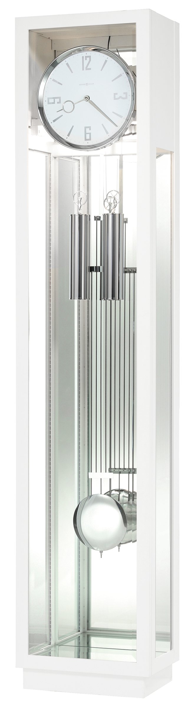 Howard Miller Whitelock Floor Clock, Beveled Glass