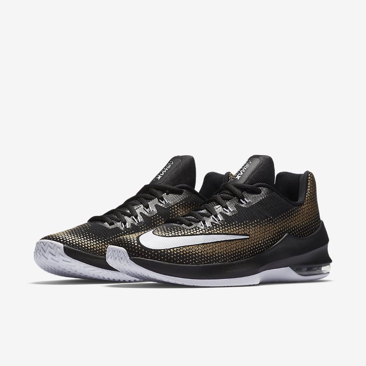 nike air max infuriate black and gold
