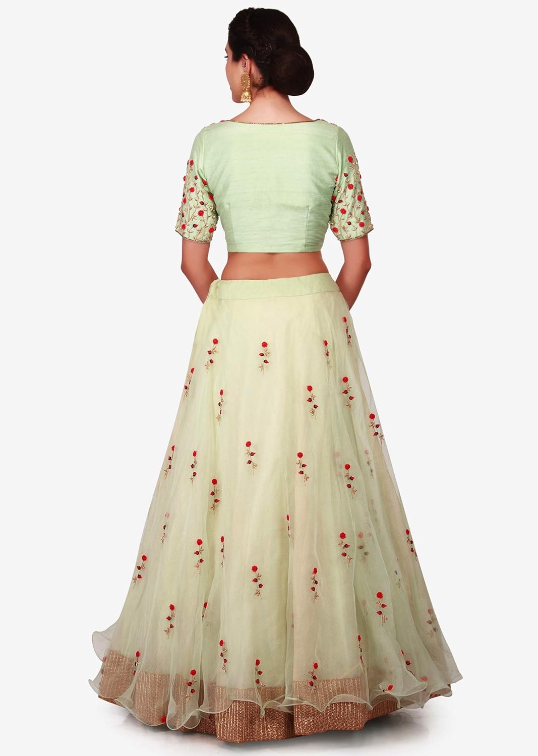 sandar fab net saree (net-1_light green_free size)