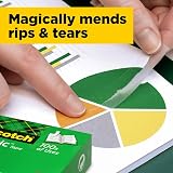 Scotch Magic Tape 4 Rolls 19 mm x 33 m General Purpose Invisible Tape view 5