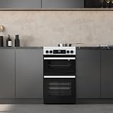 Hisense Freestanding Ceramic Cooker Double Oven 69/43 L White A Rated view 2