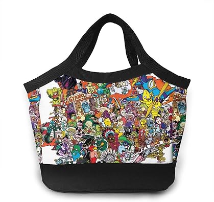 Amazon Co Jp 男女兼用ジョジョの奇妙な冒険1 大容量 多機能 保温 ランチバッグ お弁当袋 おしゃれ ショッピングバッグ サーモス 保冷 ランチバッグ 手提げお弁当箱 保冷バッグ シューズ バッグ