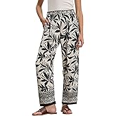 VELVET BY GRAHAM & SPENCER Women's Claudia Fiji Print Pants, Black