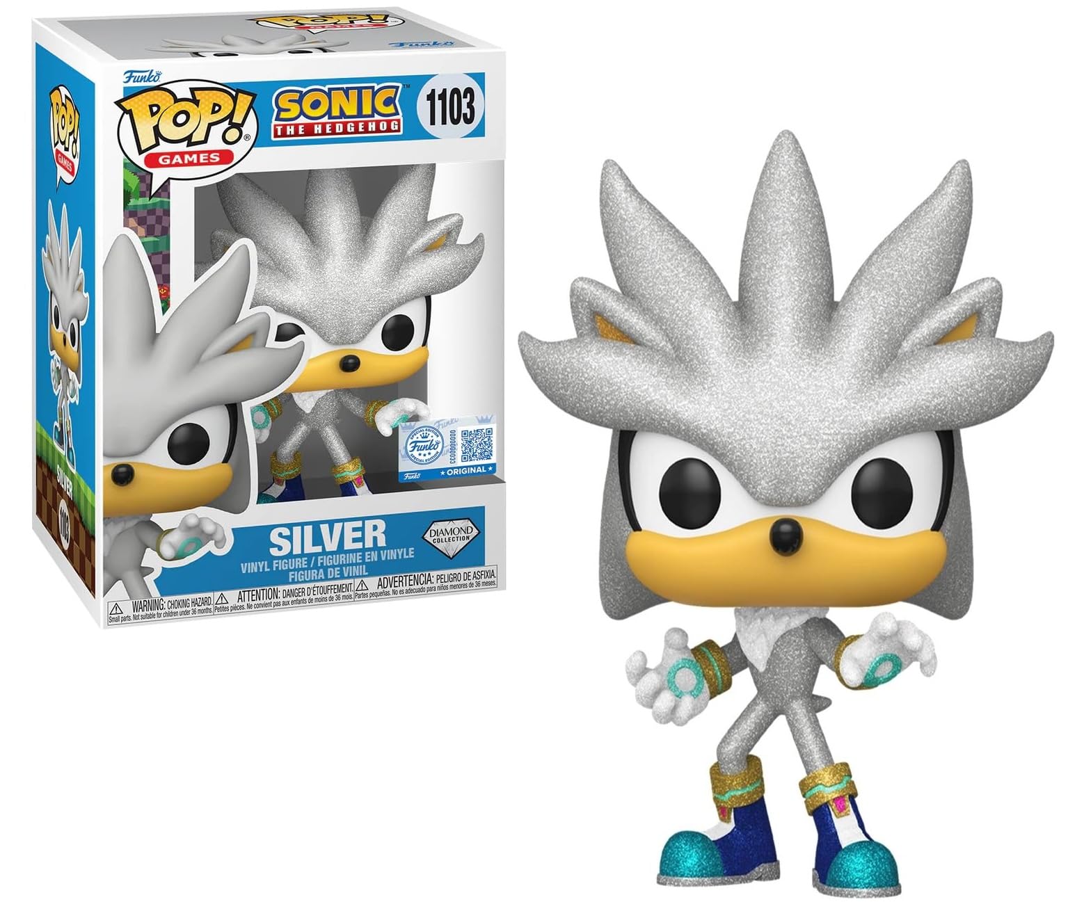 Pop! Games: Sonic - Silver (DGLT)(Exc)